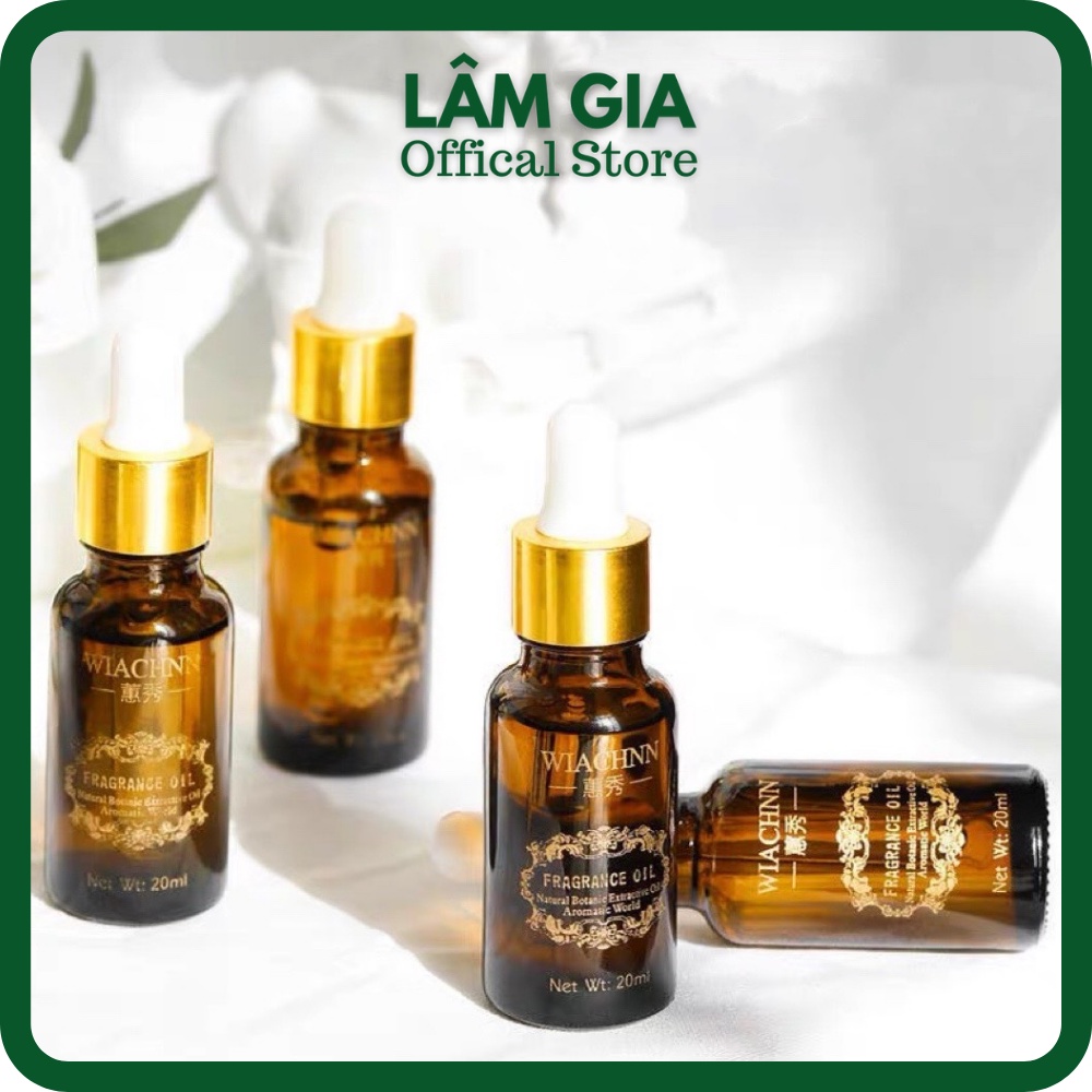 Tinh Dầu Thơm Thiên Nhiên Nguyên Chất Xông Phòng WIACHNN 20ml Tỏa Hương Thơm Khử Mùi X50