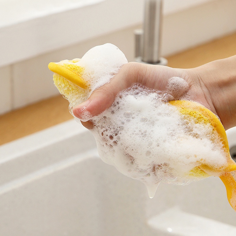 1 Bọt Biển Rửa Chén Hai Mặt Chống Trầy Xước
