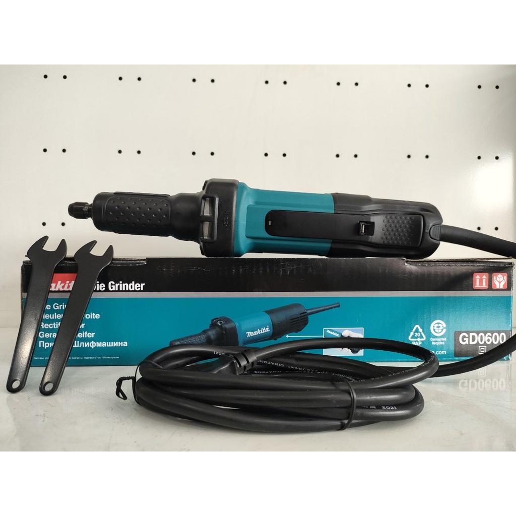 CHÍNH HÃNG - Máy mài thẳng Makita 400W GD0600 (công tắc bóp)