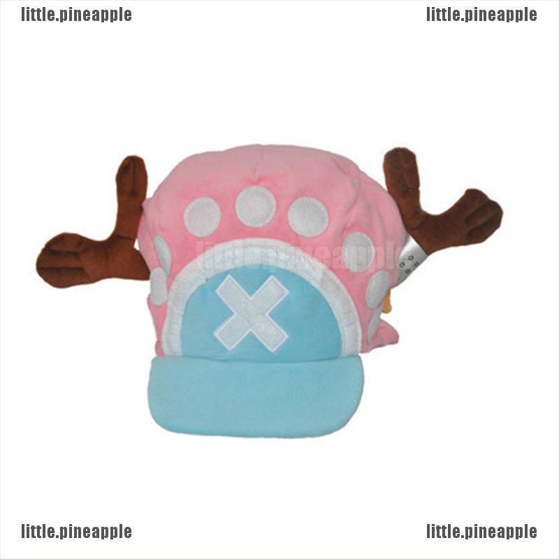 Mũ hóa trang nhân vật hoạt hình Tony Chopper bằng vải lông màu xanh dương nhạt dễ thương thời trang mùa đông