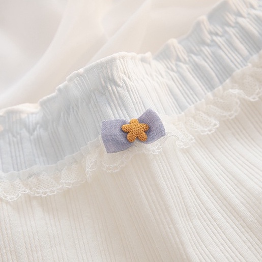 Quần lót nữ cotton, họa tiết quả cam xinh xắn, viền ren lưng thun kháng khuẩn HLBOUTIQUE L135