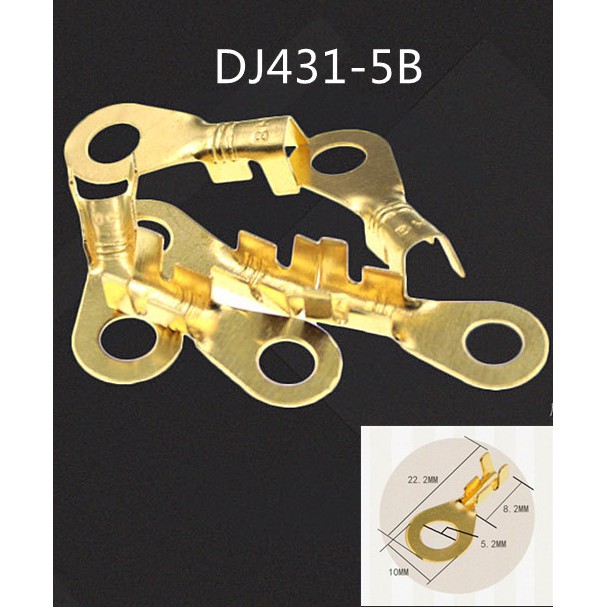 Bộ 50 đầu cos tròn nối dây điện cho xe máy DJ431-5B