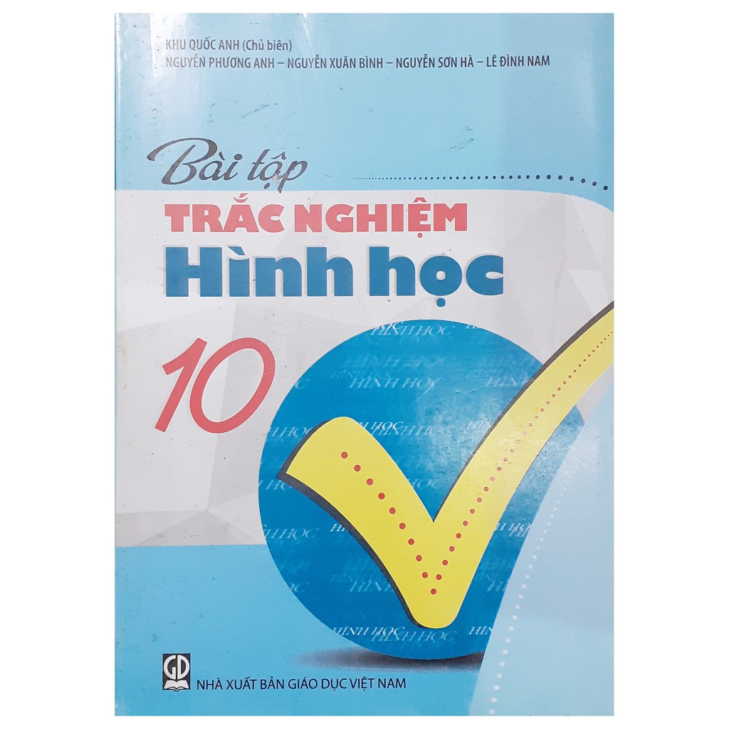 Sách - Bài tập trắc nghiệm Hình học lớp 10