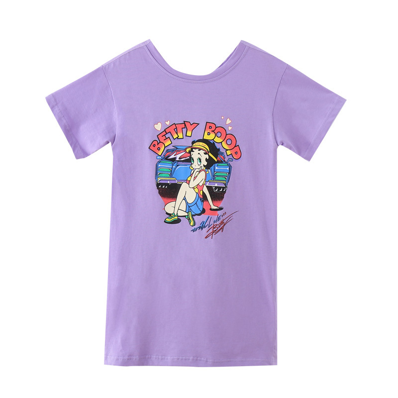 Đầm Công Chúa Tay Ngắn Kiểu Hàn Quốc Thời Trang Mùa Hè Cho Bé Gái