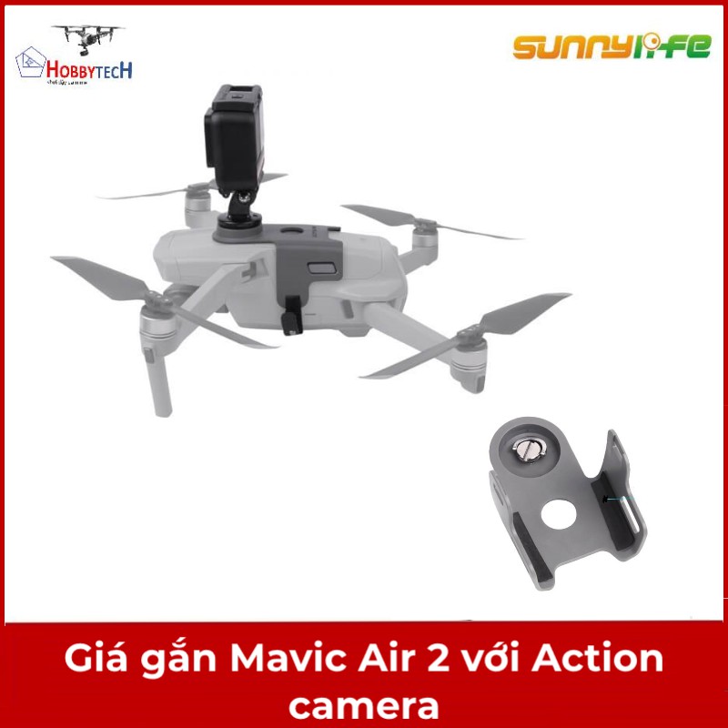 Giá gắn Mavic Air 2 với Action camera