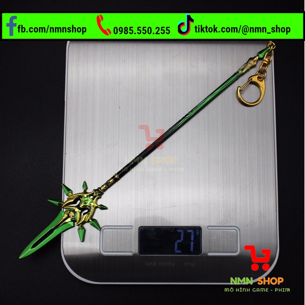 Mô hình game Genshin Impact - Primordial Jade-Winged Spear (Hòa Phác Diên) 22cm