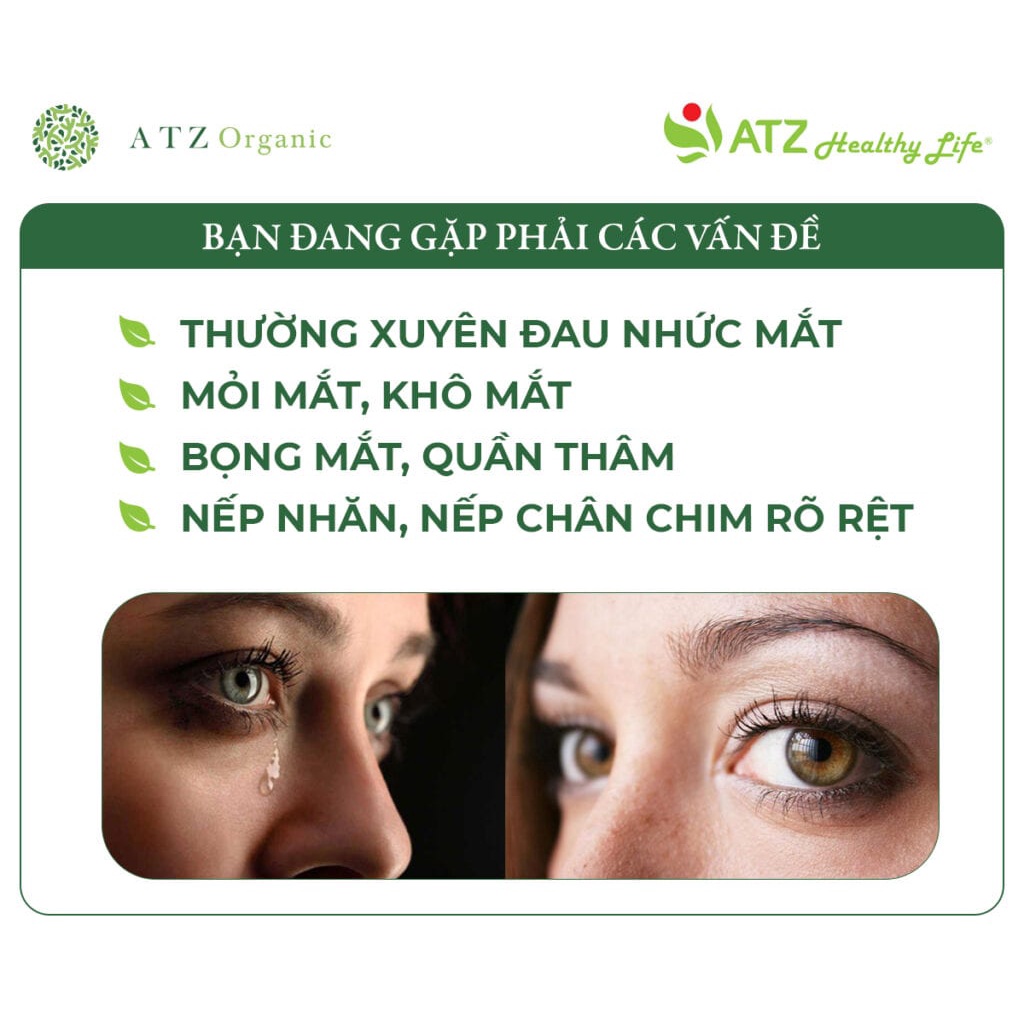 Túi chườm thảo mộc Mắt  ATZ Healthy life