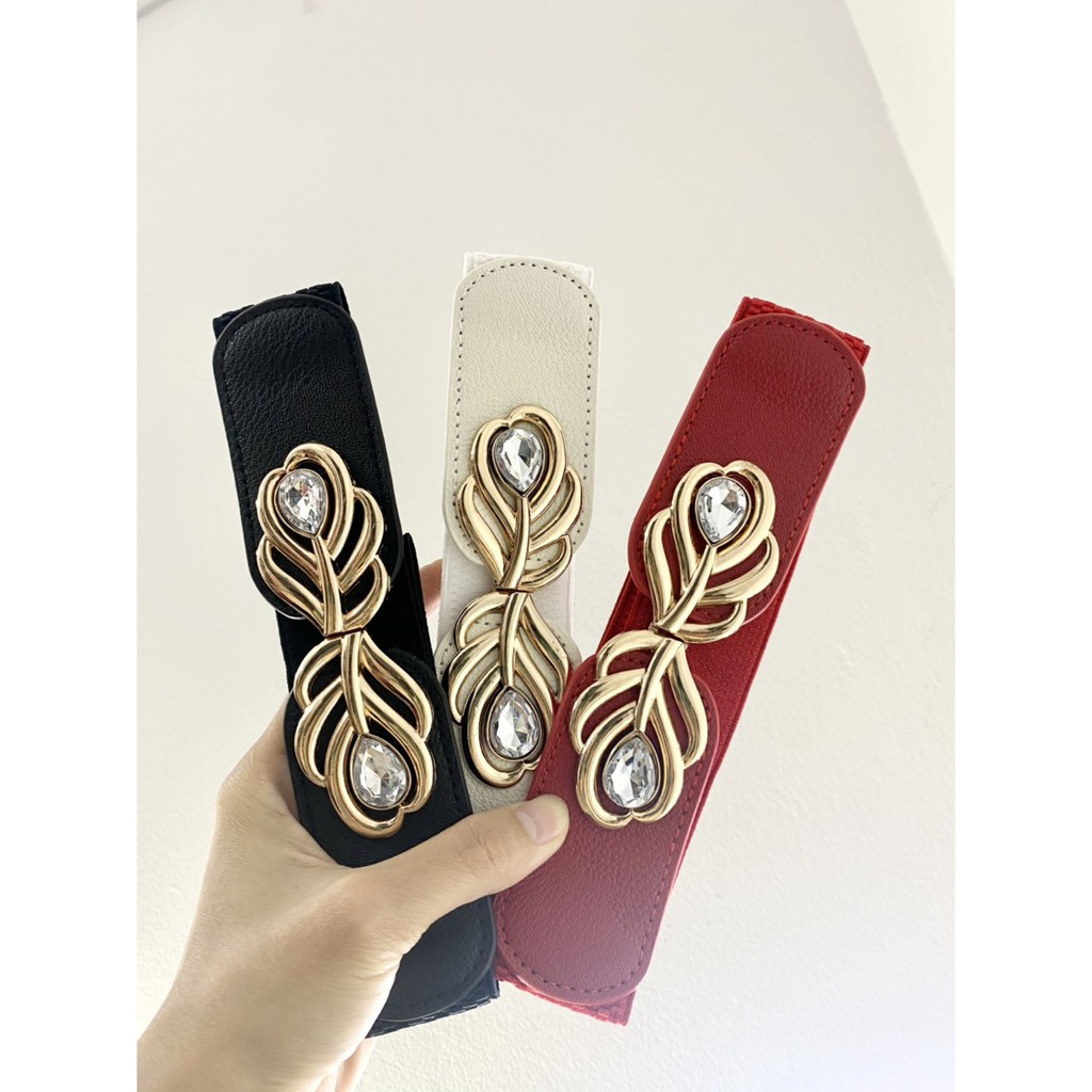 Đai váy lá 4cm B17