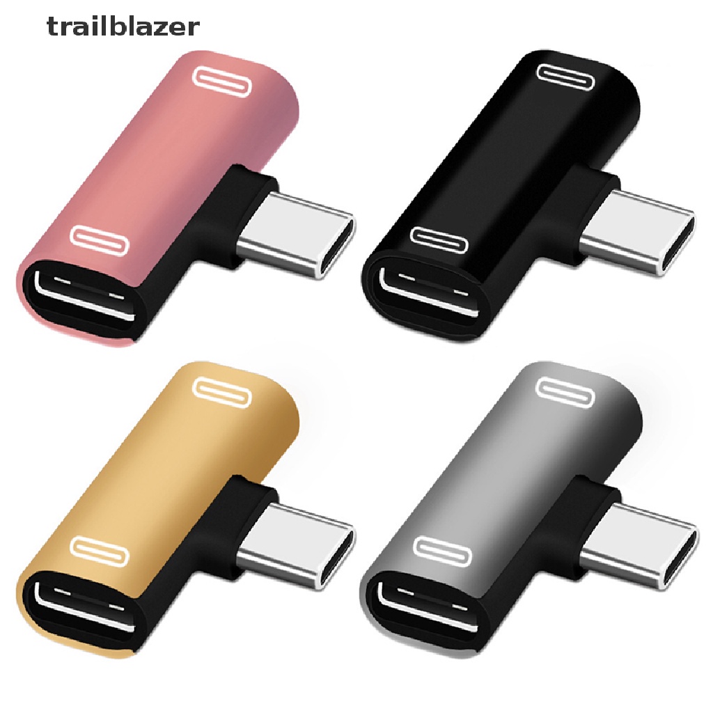 Cáp chuyển đổi âm thanh tai nghe AUX kép USB Type C Trailblazer UIO