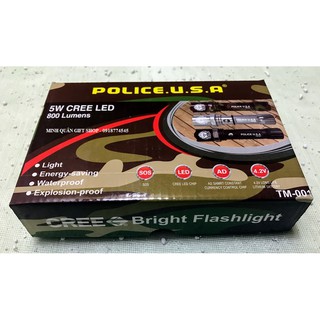 Đèn pin siêu sáng TM - 001, pin sạc
