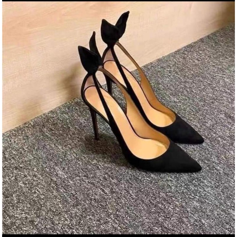 Giày cao gót nơ sau size 36 - 10p