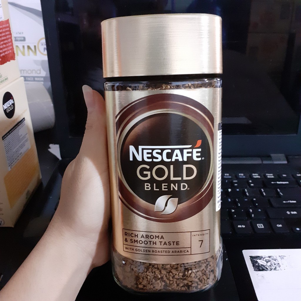 Cà Phê Arabica nguyên chất hoà tan Nescafé Gold Blend 200gram Nestlé