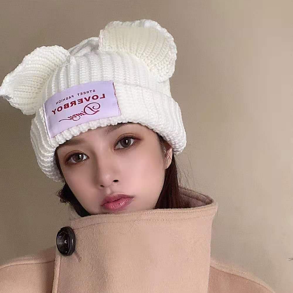 Mũ beanie Dệt Kim Mềm Mại Đơn Giản Phong Cách Unisex Hàn Quốc Dễ Phối Đồ Dành Cho Nam Nữ / Trẻ Em Mã 2
