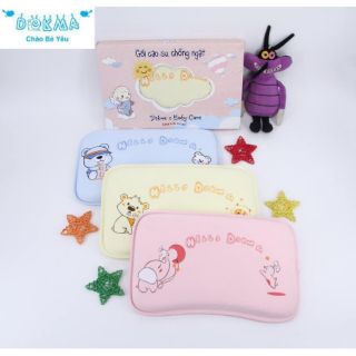 (TẶNG VỎ GỐI) Gối cao su non DOKMA DS120 chống bẹp đầu