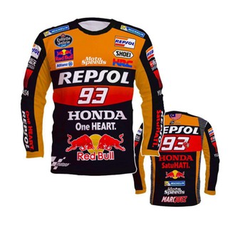 Áo Thun Repsol Tay Dài, ( Vải Thun Lạnh, Logo Trên Áo Bảo Hành Vĩnh Viễn Không Bung Tróc )