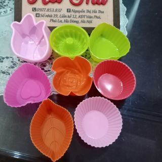 Khuôn cupcake silicon 10c