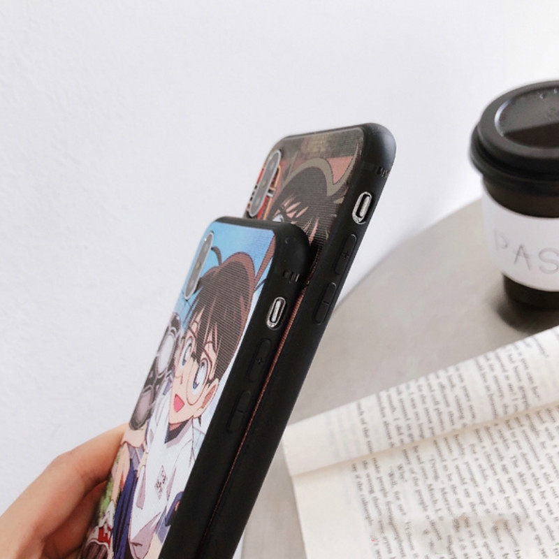 Ốp điện thoại TPU dẻo in họa tiết thám tử Conan hoạt hình cho Oppo A16K A76 A55 A95 4G A16 A74 4G A74 5G A54 A15S