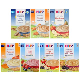 Bột ăn dặm HiPP 6m+ 250g - Có chứa sữa