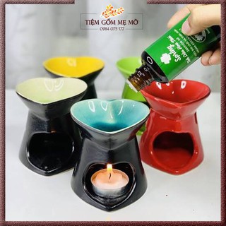 Sỉ đèn xông tinh dầu bằng nến - bếp miệng tim
