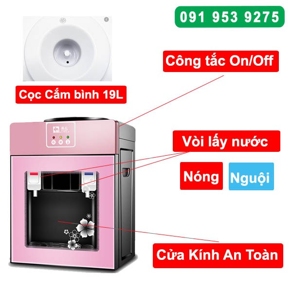 [Mã ELMS05 giảm 5% đơn 300k]Cây nước nóng Nhập khẩu chính hãng Bảo hành 1 Năm - Home Center Leebland