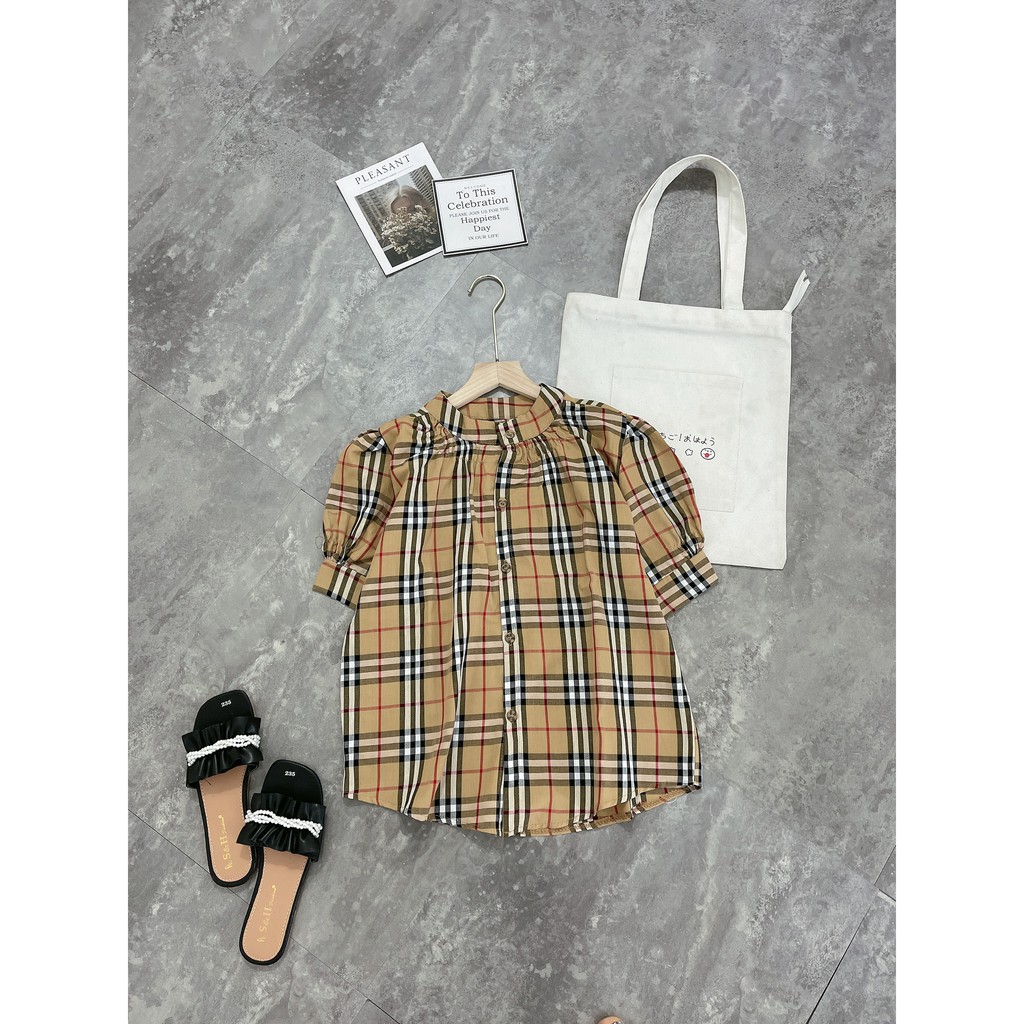 so mi tay phồng kẻ sọc shop sun soc | BigBuy360 - bigbuy360.vn