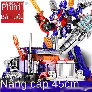 ✵ ❦ ◇✐Đồ chơi biến dạng Optimus Prime Bumblebee ô tô hợp kim robot mô hình robot con Transformers cậu bé