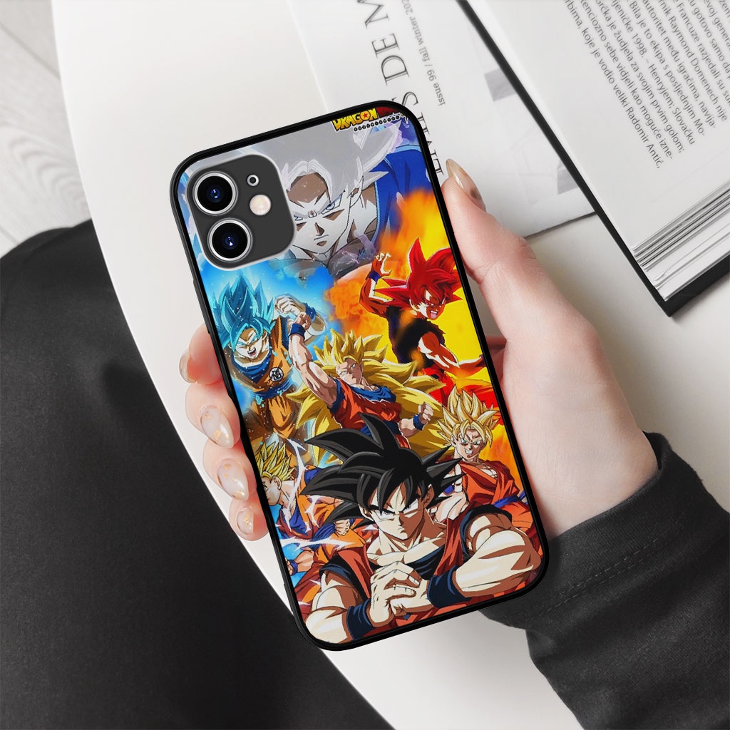 Ốp Lưng Dragon Ball Super  Goku sẵn sàng cho Iphone 5 6 7 8 Plus 11 12 Pro Max X Xr GOKPOD00151