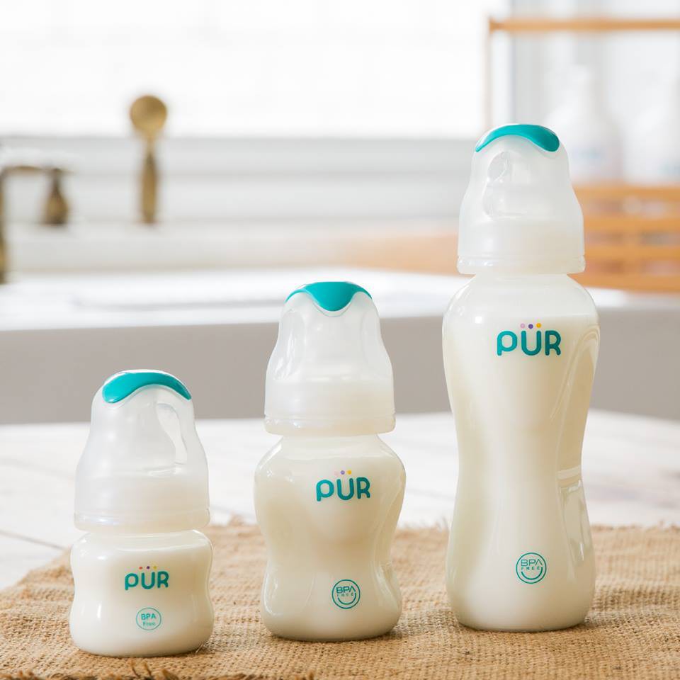 Bình sữa cho bé cổ thường Pur Advanced (250ml) (1802) không chứa chất BPA nên tuyệt đối an toàn cho bé