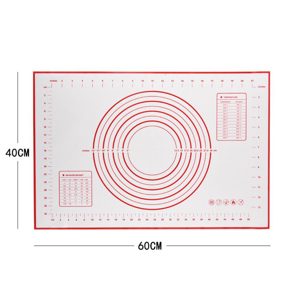 Tấm Nhào Bột Bánh - Miếng Nướng Silicon – Thảm Nướng Bánh – Đồ Làm Bánh – GB019