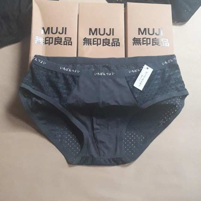 quần sịp thông hơi tam giác xuất nhật Muji (set 5 cái) CÓ LỖ KHÍ