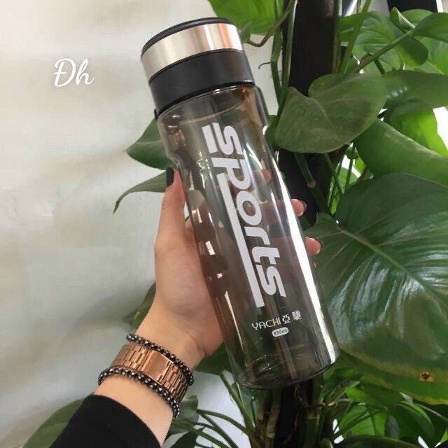 Bình thể thao nhựa cứng trong suốt, bình nhỏ nhắn xinh xắn phù hợp với mọi lứa tuổi