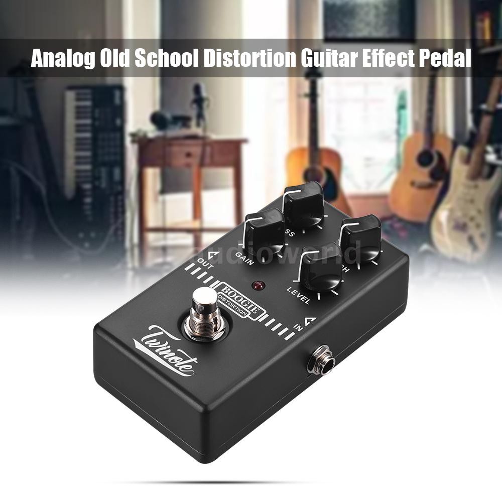 AIDO♦Twinote BOOGIE DISTORTION Analog Old School Distortion Guitar Effect Pedal Processsor Full Meta