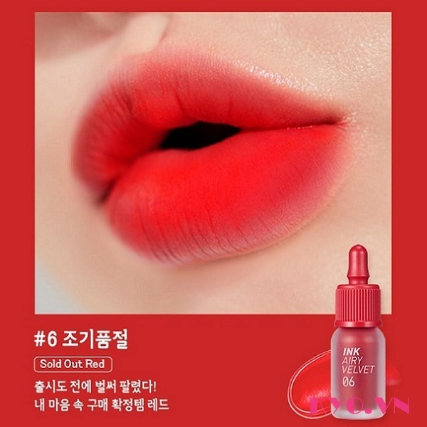 SON TINT PERIPERA INK AIRY VELVET TINT #06,1,2,3,4,7,8,14,15,19,20