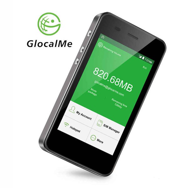 Bộ Phát Wifi 4G 2 Sim Glocalme G2 Pro Thương Hiệu Mỹ - Dung Lượng Pin 7200 Mah Kiêm sạc pin dự phòng - Màn Hình Cảm Ứng