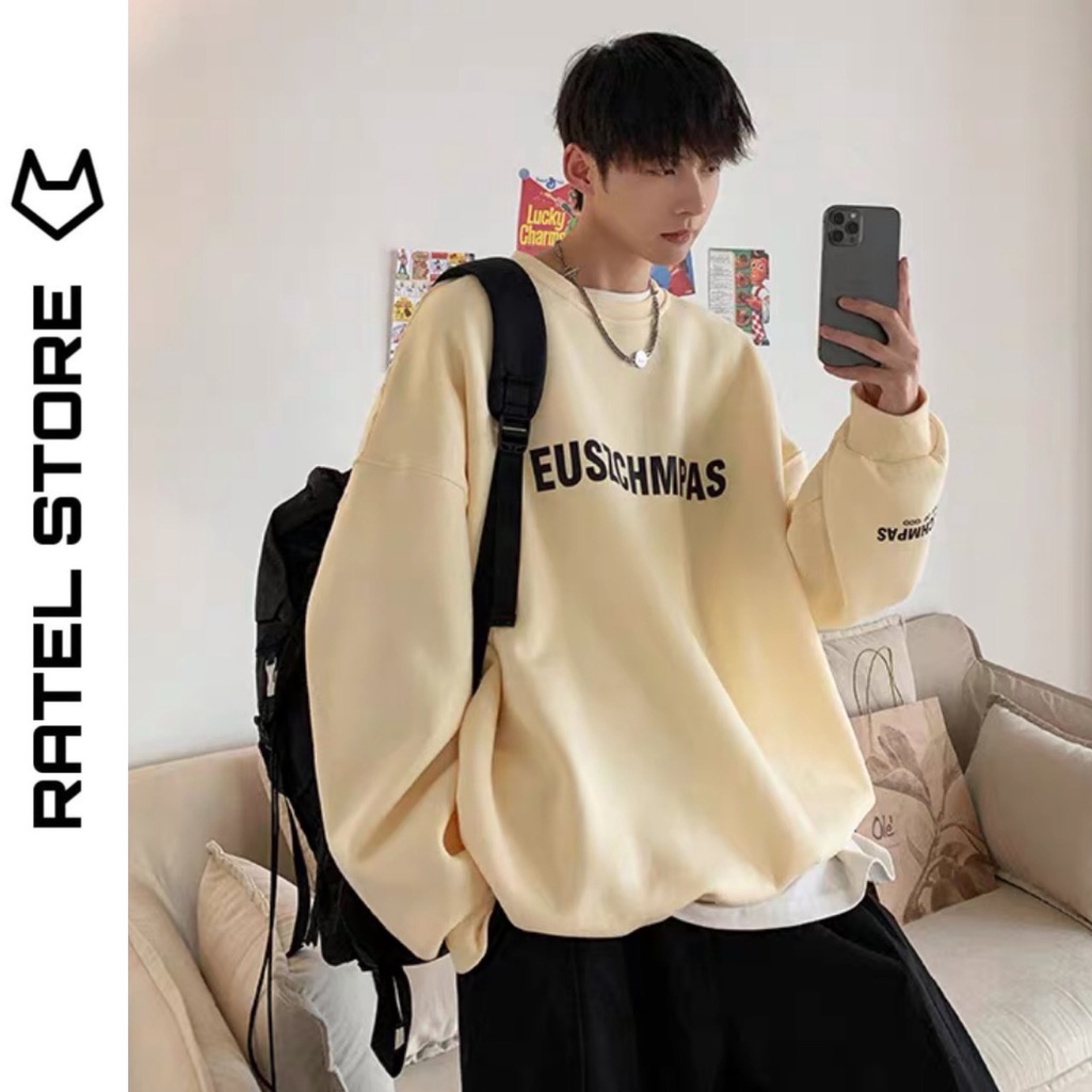 Áo Sweater Local Brand Nỉ Bông Nam Nữ EUSZCHMPAS Unisex Form Rộng