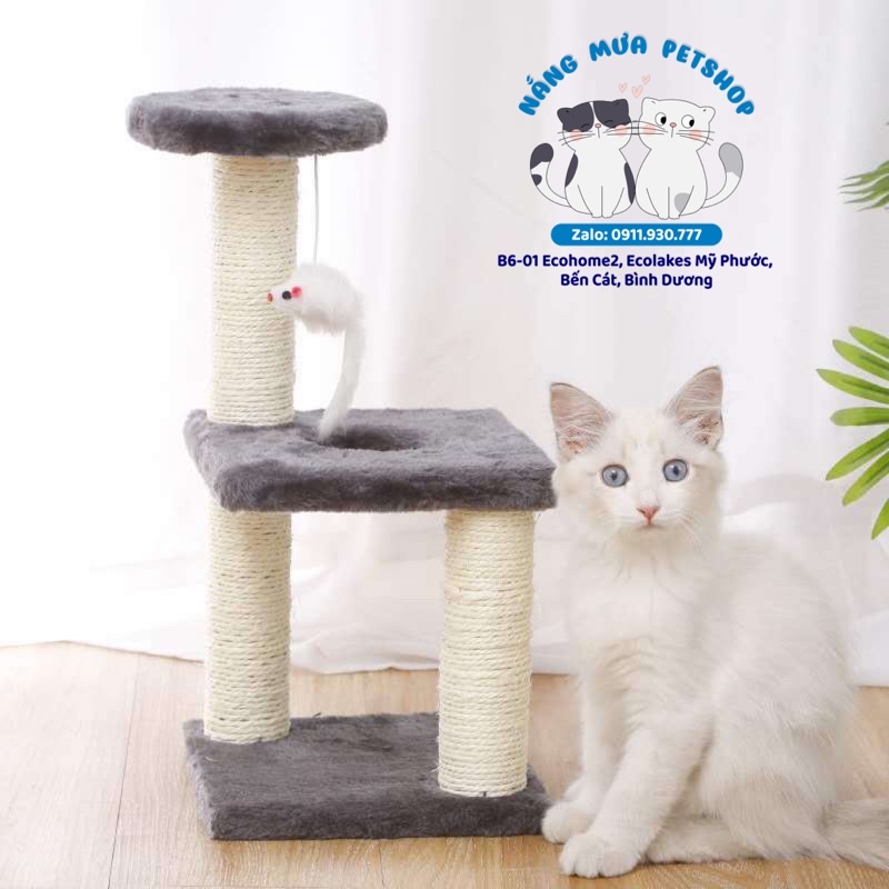 Trụ cào móng cho mèo CAT TREE cho mèo siêu xinh xắn