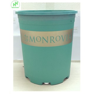 1 Chậu Trồng Hoa , Cây Cảnh MONROVIA Màu Xanh 5Gal