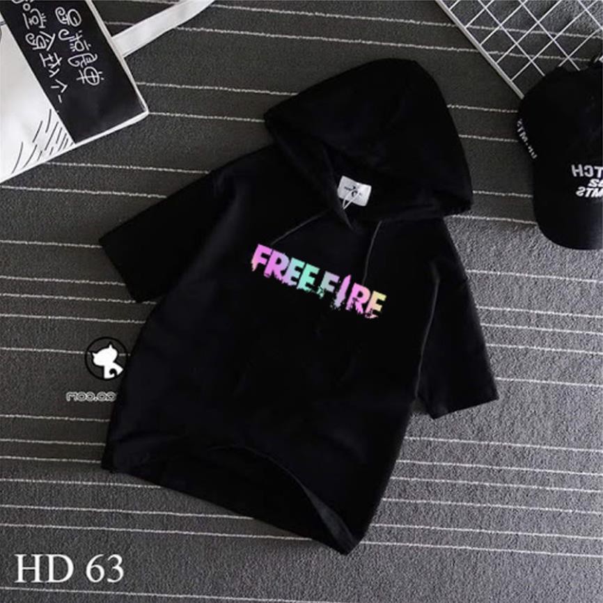 SALE- Áo Free fire Áo Hoodie Tay Lỡ Có Mũ Phản Quang - độc đẹp