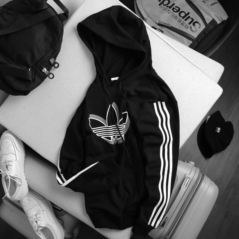 Áo nỉ hoodie chất nỉ TC da cá cao cấp