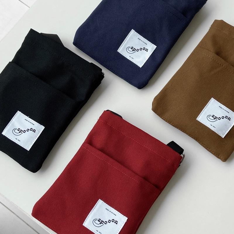 TÚI VẢI ĐEO CHÉO MINI CANVAS SPOOON MINI CROSS BAG