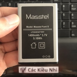 Pin Masstel Fami 5 | Fami 12 | Fami S | 1400mAh chính hãng