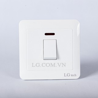 Công tắc ngắt 2 cực LGtech an toàn chuẩn vuông 20A 25A LG-TT-0101 - Hàng Chính Hãng
