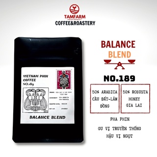 Cà phê nguyên chất pha phin Gu vừa 50% Arabica 50% Robusta Honey cafe rang xay, đắng dịu hậu vị ngọt đậm đà