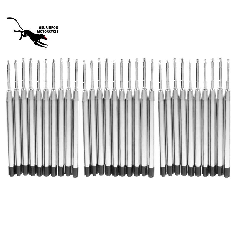 Set 30 ruột bút bi đen ngòi mảnh trung bình phong cách Parker
