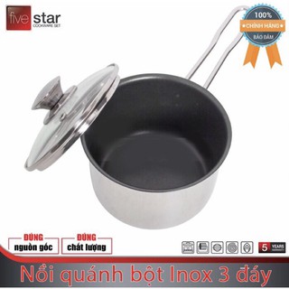 {HÀNG CHÍNH HÃNG} NỒI NẤU BỘT, QUẤY CHÁO CHỐNG DÍNH ĐÁY TỪ FIVESTAR