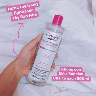 Nước tẩy trang tây ban nha byphasse solution micellaire 500ml