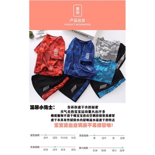 Set bộ thể thao bé trai.