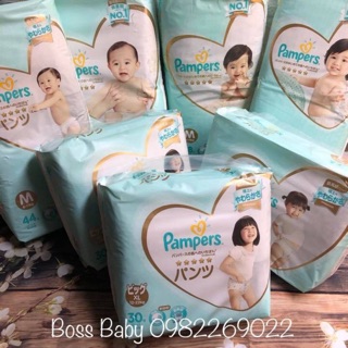Tã dán Pampers nội địa Nhật Bản : NB66, S60, M48, L40