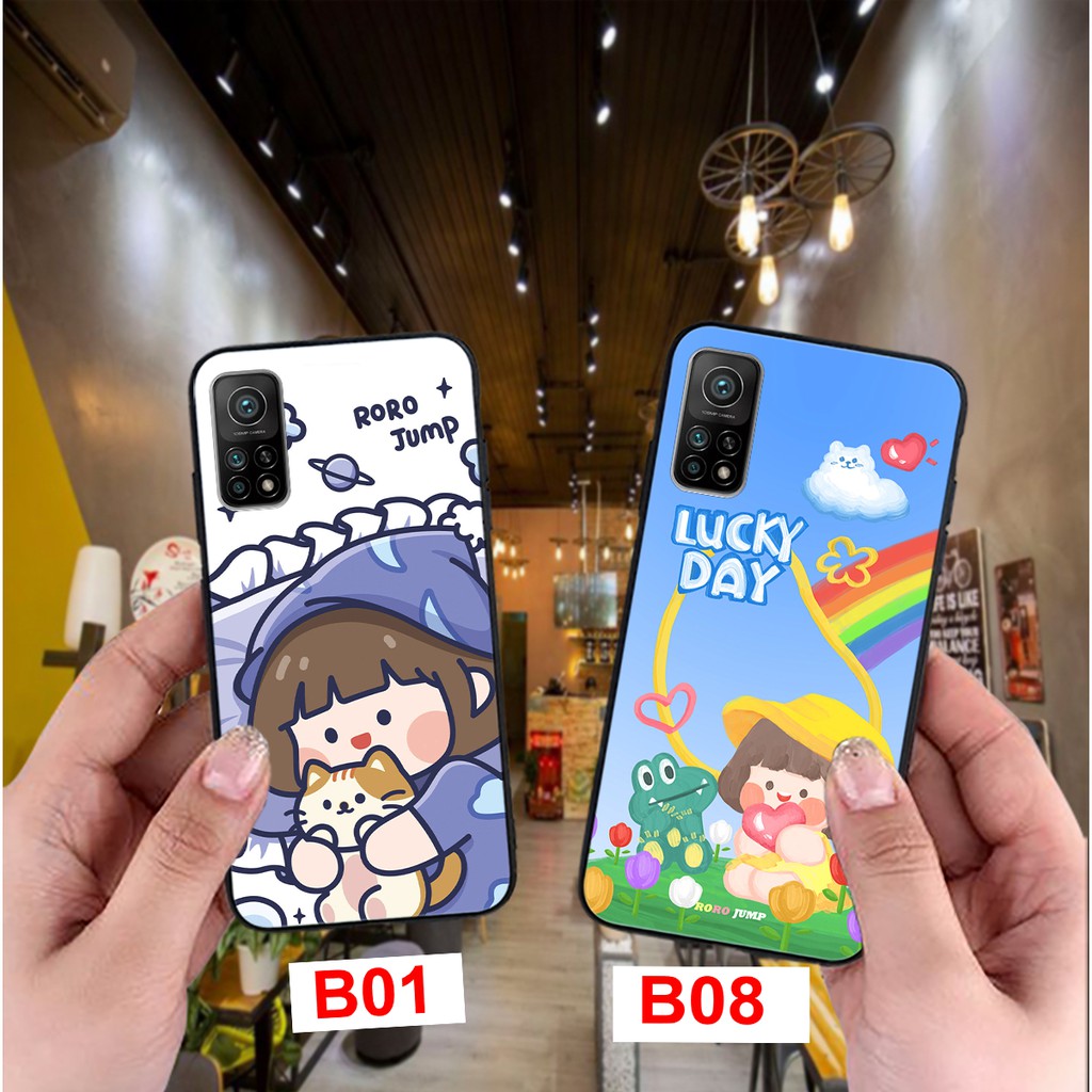 ỐP LƯNG XIAOMI REDMI 10-REDMI NOTE 10 - REDMI NOTE 10S -REDMI NOTE 10 PRO CÔ BÉ ĐÁNG YÊU NHIỀU MÀU SẮC ĐẸP