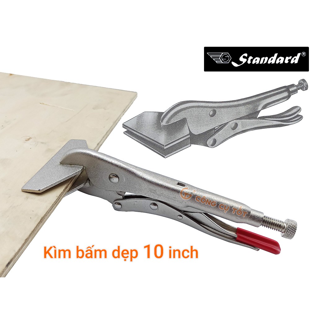 Kìm chết mỏ dẹp 10&quot; Standard